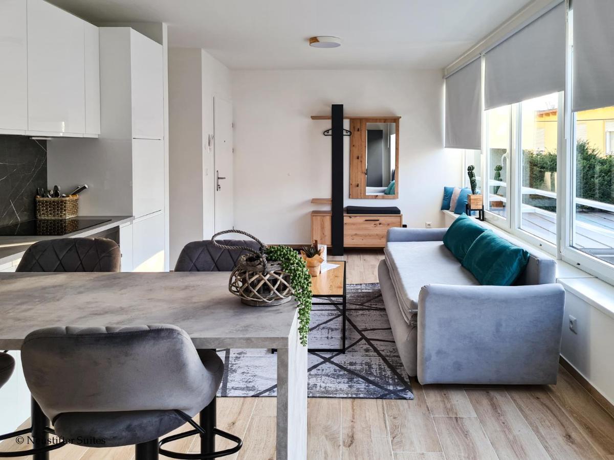 St Antoni Suite2 Stilvolle Ferienwohnung Mit Parkplatz In 아이젠슈타트 외부 사진
